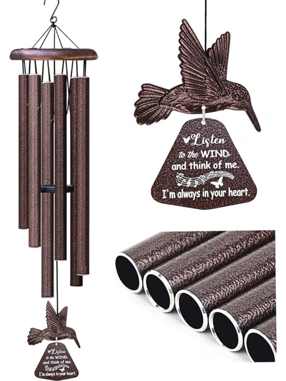 Hummingbird Memorial Wind Chime